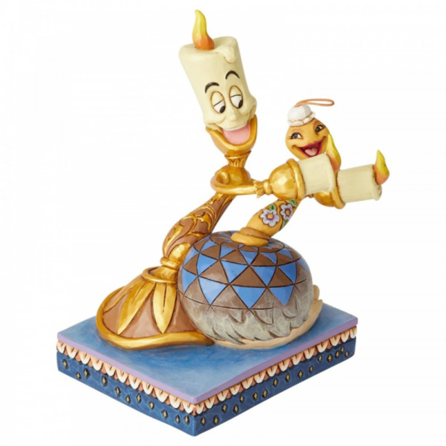 Lumiere and Feather Duster - Romance by Candlelight Lumiere And Feather Duster - Romance By Candlelight -Toy Store disney traditions disney lumiere and feather duste 1
