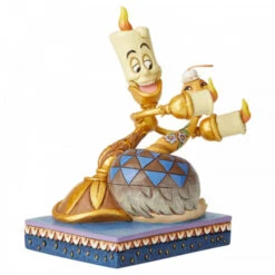 Lumiere And Feather Duster - Romance By Candlelight 2 Lumiere And Feather Duster - Romance By Candlelight -Toy Store disney traditions disney lumiere and feather duste 2