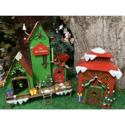 Elf Wonderland - Christmas Lantern House -Toy Store elf wonderland christmas lantern elf house 2