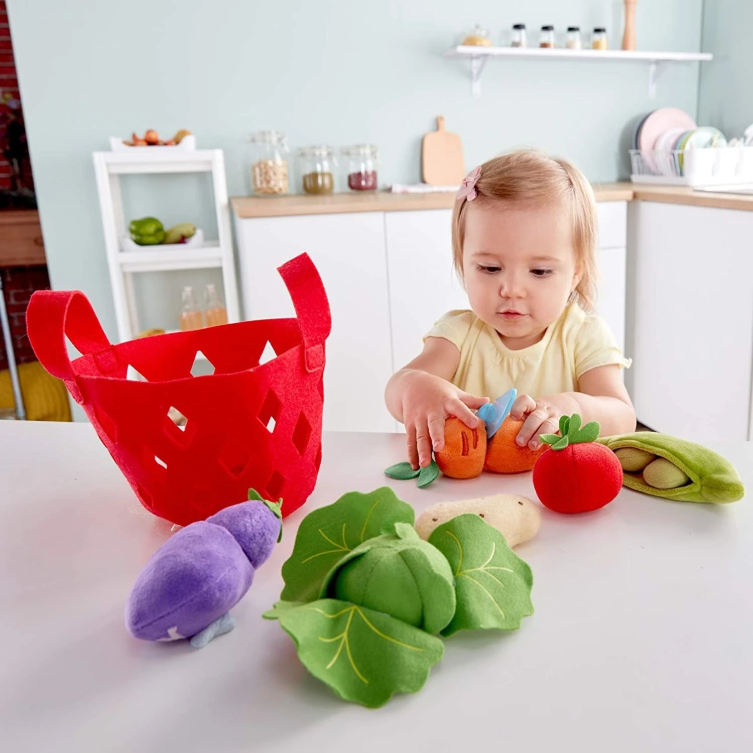 Toddler Vegetable Basket Hape Toddler Vegetable Basket -Toy Store hape toddler vegetable basket 3