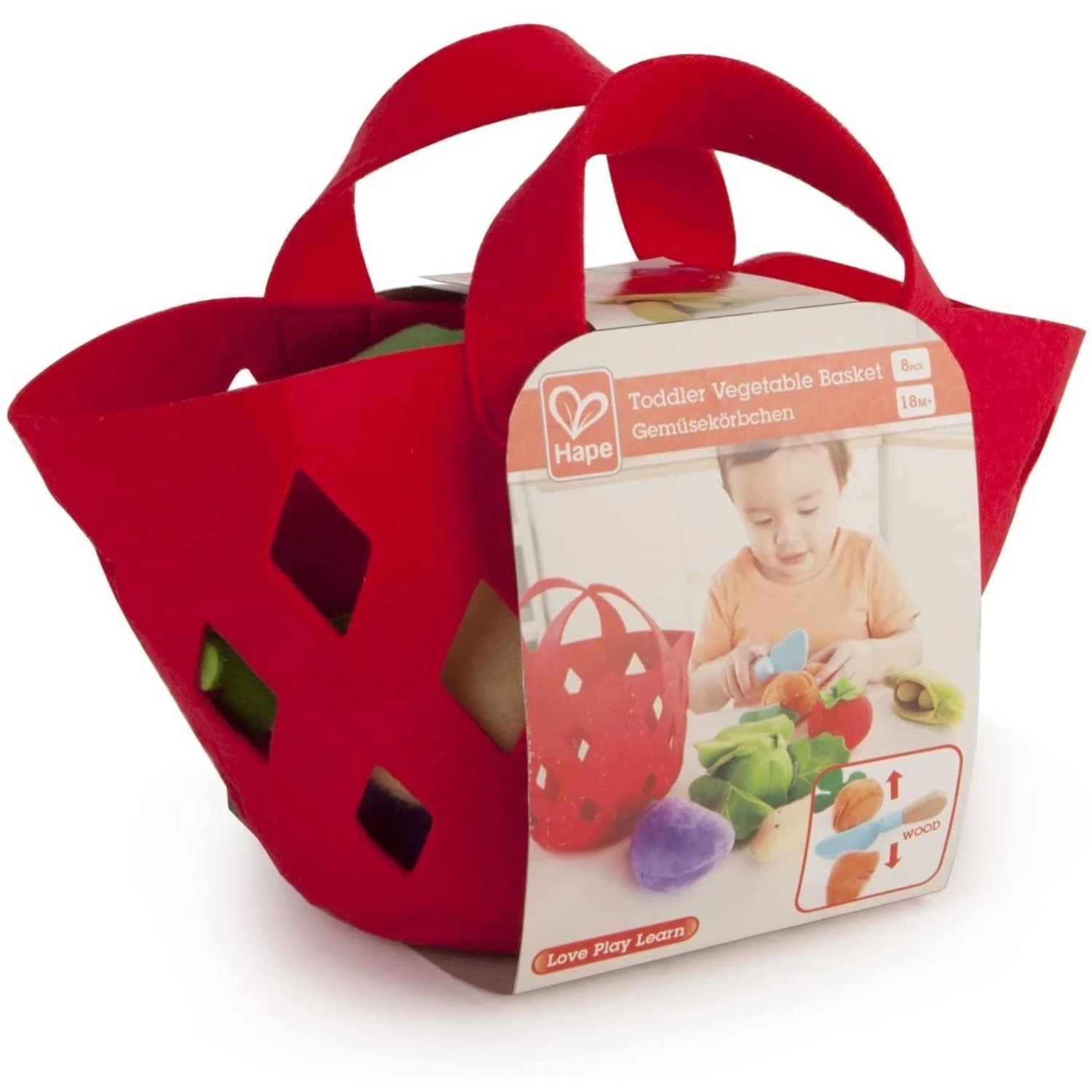 Toddler Vegetable Basket Hape Toddler Vegetable Basket -Toy Store hape toddler vegetable basket