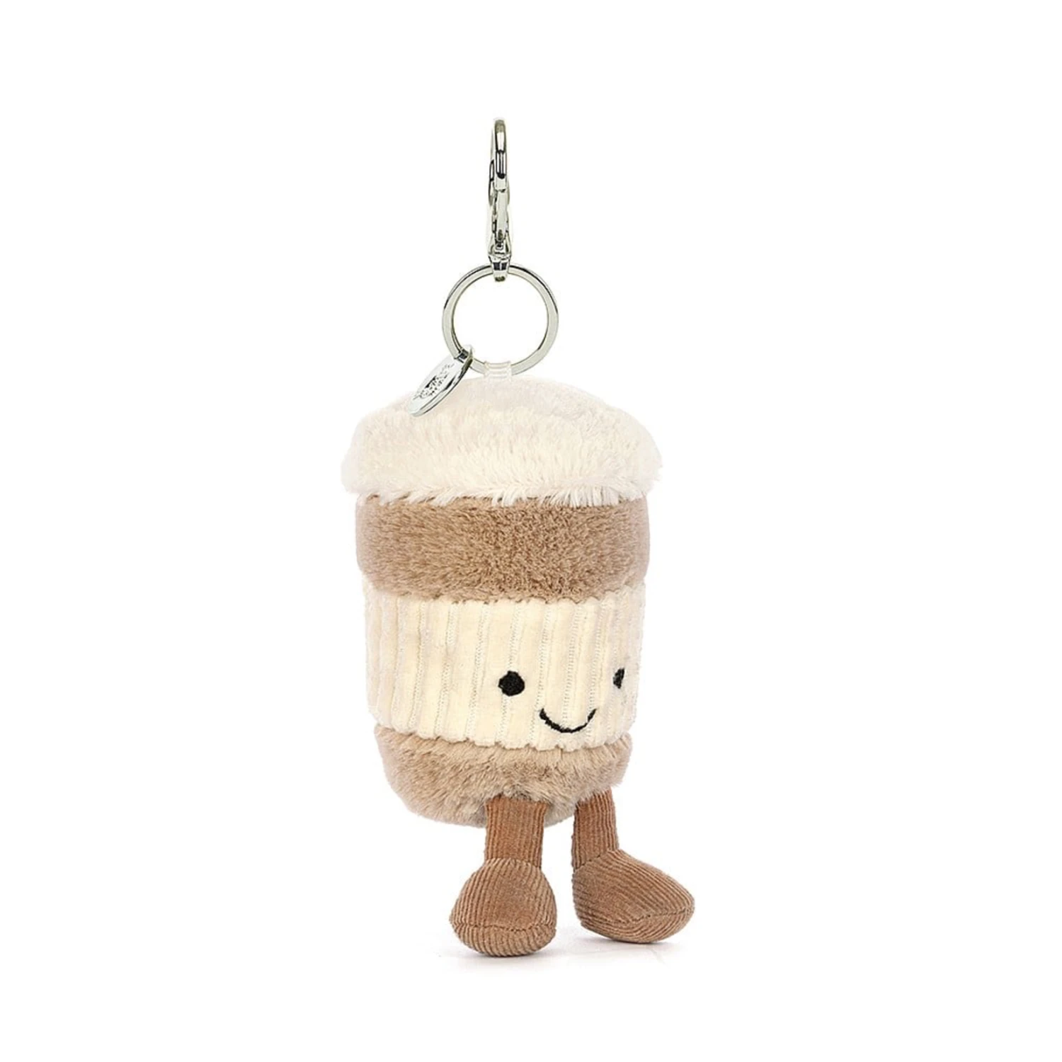 Jellycat - Amuseable Coffee-To-Go Bag Charm Jellycat - Amuseable Coffee-To-Go Bag Charm -Toy Store jellycat amuseable jellycat amuseable coffee to go