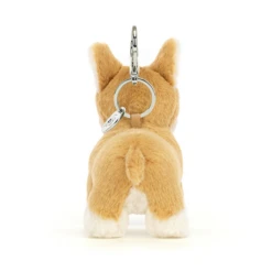 Jellycat - Betty Corgi Bag Charm -Toy Store jellycat bag charms jellycat betty corgi bag charm 3