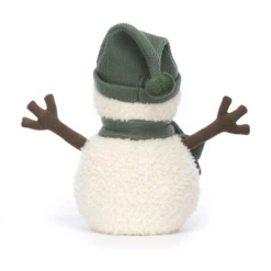 Jellycat - Maddy Snowman Large - Green 2 Jellycat - Maddy Snowman Large - Green -Toy Store jellycat festive jellycat maddy snowman large gree 2