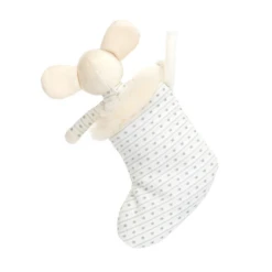 Jellycat - Shimmer Stocking Mouse -Toy Store jellycat festive jellycat shimmer stocking mouse 3