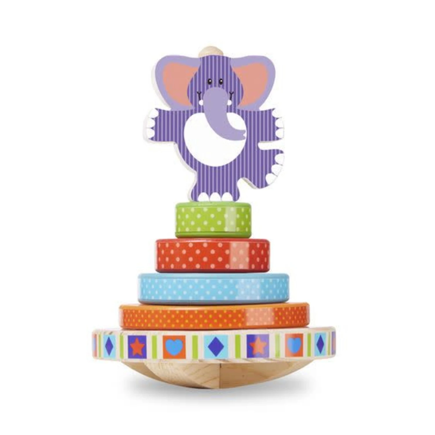 First Play - Elephant Rocking Stacker Melissa & Doug First Play - Elephant Rocking Stacker -Toy Store melissa doug first play elephant rocking stacker