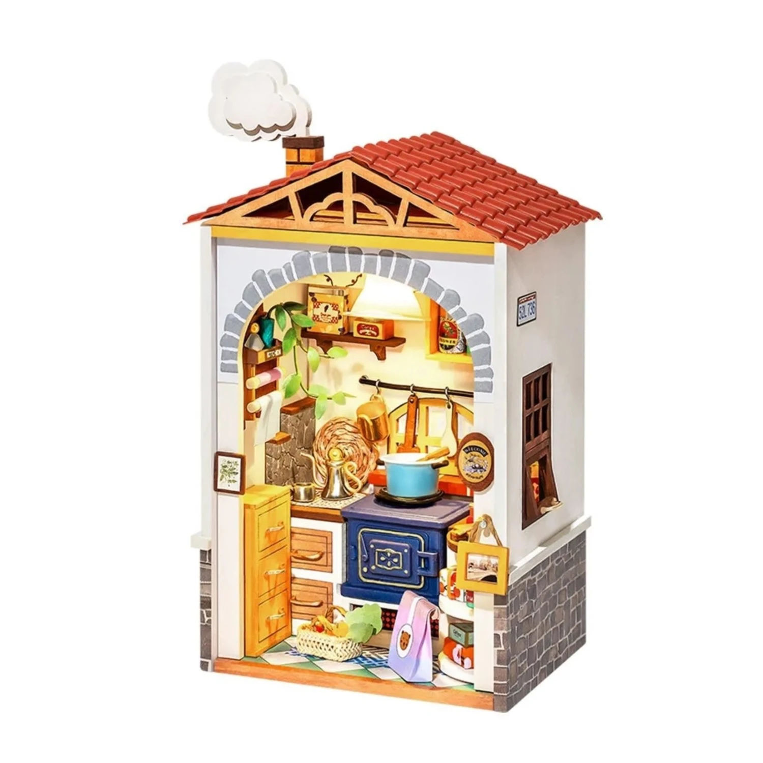 Rolife Flavour Kitchen Mini Town DIY Kit Rolife Flavour Kitchen Mini Town DIY Kit -Toy Store rolife rolife flavour kitchen mini town diy kit