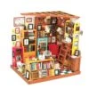 Rolife Sam’s Study DG102 - Library DIY Miniature Dollhouse